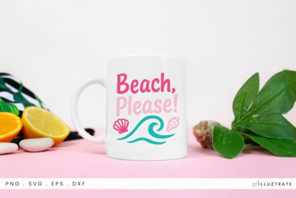 Beach Please SVG Clipart Review for Real Embroidery
