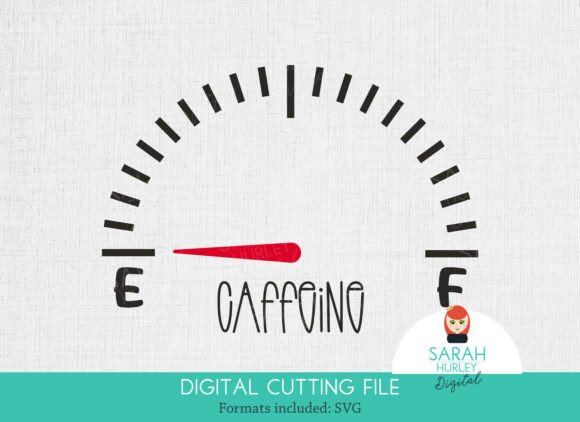 Caffeine Meter Graphics for Crafts and Creative Projects