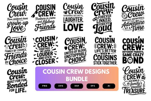 Cousin Crew SVG Bundle Review