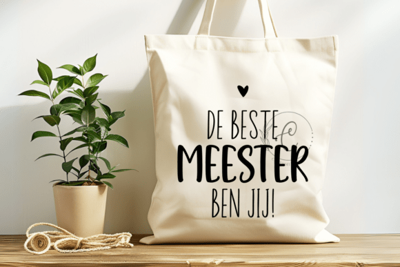 De Beste Meester Ben Jij Svg for Crafts and Graphics
