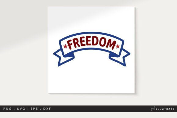 Freedom Banner SVG Clipart Review for Embroidery Projects