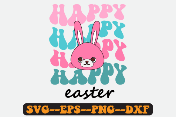 Happy Easter Quote Retro Svg Design: A Graphics Review for Crafts