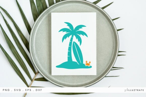 Palm Tree SVG Clipart for Crafts and Graphics