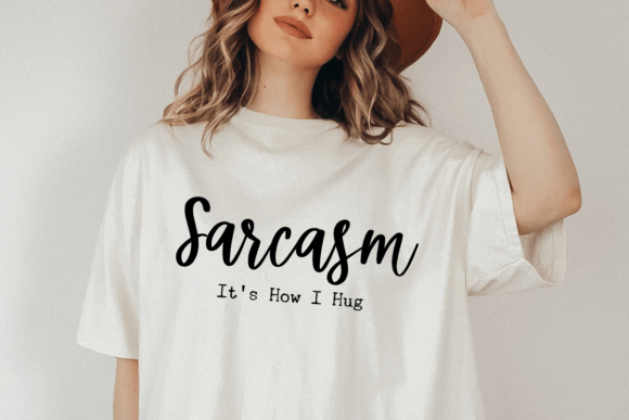 Sarcasm It's How I Hug SVG PNG for Crafts and Graphics