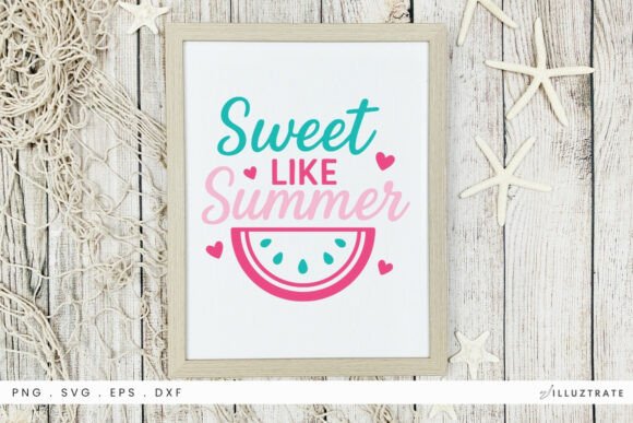 Sweet Like Summer SVG Clipart for Graphics and Crafts